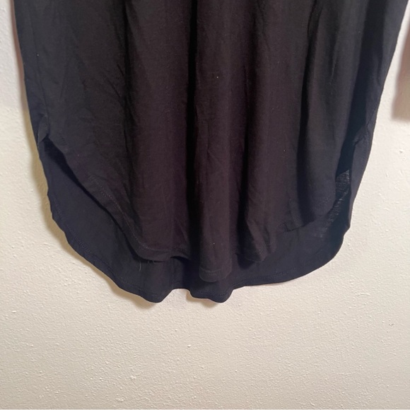 A.n.a. 3/4 Sleeve T-Shirt U-Neck Black M - Picture 5 of 11